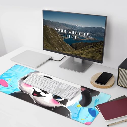 Tapis de souris de jeu bords cousus pour protéger le bureau et le clavier - 6