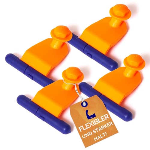 Peggy Peg – CROC-Adapter für Markisenklemmen 4 Stück – 5mm & 8mm Dicke– Kederschienen...