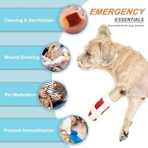   Dog-and-Cat-First-Aid-Kit-Pet-Mini-Emergency-Kit-Dog-Camping-Essentials-for-Home-Camping-Hiking-Traveling-Hunting-and-Sports-Pet-First-Aid-Kit-Book-Emergency-Thermal-Blanket
