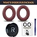 SOULWIT Replacement Earpads for Bose 700 (NC700) Wireless Headphones, Ear Pads Cushions with Softer Protein Leather, High-Density Noise Cancelling Foam, Added Thickness - Burgundy