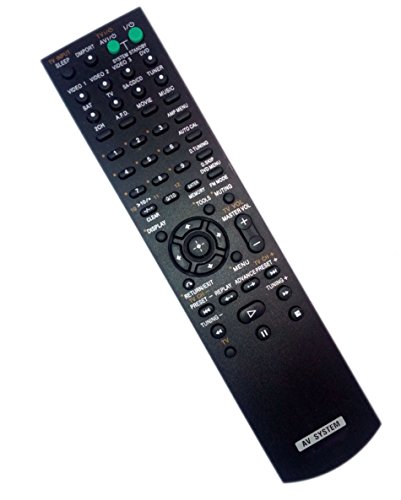 Replaced Remote Control for Sony RMAAU013 STR-DG510 STRK1600 HT-DDW700 1-479-691-11 Home Theater Audio/Video Receiver AV System