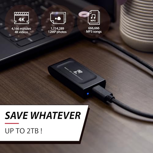 Image of Kingston XS1000 1TB SSD | Pocket-Sized | USB 3.2 Gen 2 | External Solid State Drive | Up to 1050MB /s | SXS1000 /1000GA