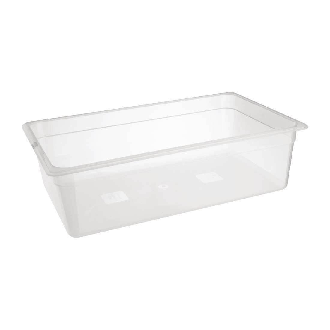 Nisbets Essentials Clear Polypropylene 1/1 Gastronorm 150Mm