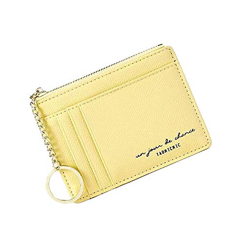 薄型カード入れ 小銭入れ フラグメントケース 男女兼用 キーホルダー付 定期入れ パスケース 名刺ケース (...