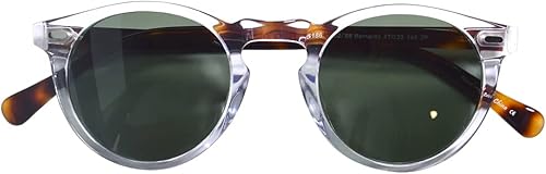 Miniatura 2 de ERD - Gafas de sol redondas vintage para hombres, marco circular polarizado para mujer, lentes grandes UV400