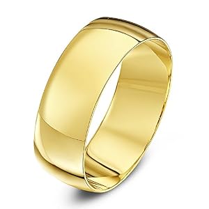 Theia Theia Unisex Ehering 18 Karat Gelbgold oder Weißgold, massive D-Form, poliert, 2-7mm Theia Theia Unisex Ehering 18 Karat Gelbgold oder Weißgold, massive D-Form, poliert, 2-7mm