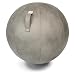 Produktbild VLUV VEEL Sitzball, ergonomisches Sitzmöbel für Büro und Zuhause, Farbe: Schlamm (Mittelgrau antik), Ø 70cm - 75cm, Bezug aus Mikrofaser-Kunstleder, robust und formstabil, mit Tragegriff