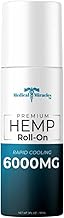 Medical Miracles| New Hemp Oil Roll On - Ideal Relief for Muscles, HIPS, Joints, Neck, Back, Elbows, Fingers, Hands, Knees| Made in USA (6000mg Roll-On)
