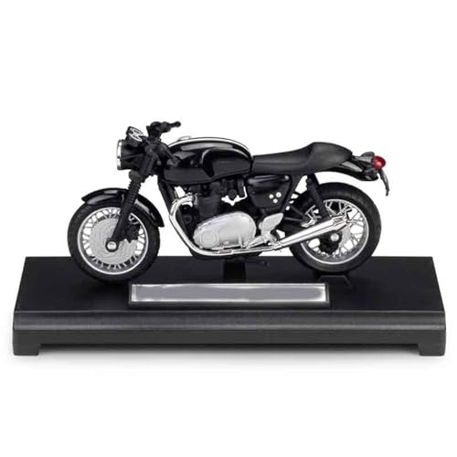 Modèle réduit moto Triumph Thruxton 1200 1/18 : réplique fidèle sans contrainte d'espace