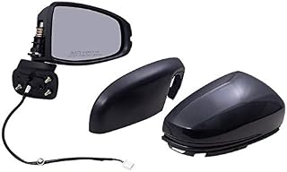 Right Passenger Side Power Mirror - Paint to Match - without Heat and Turn Signal - Compatible with 2015-2019 Honda Fit Hatchback 4-Door 1.5L 4-Cylinder