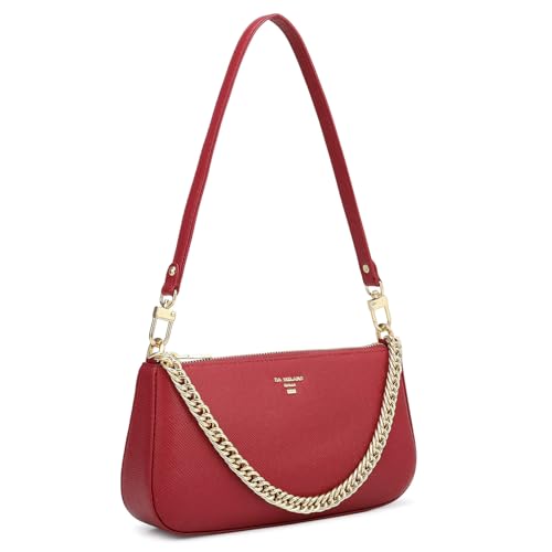 Image of Da Milano Leather Shoulder Bag for Women (00297N)