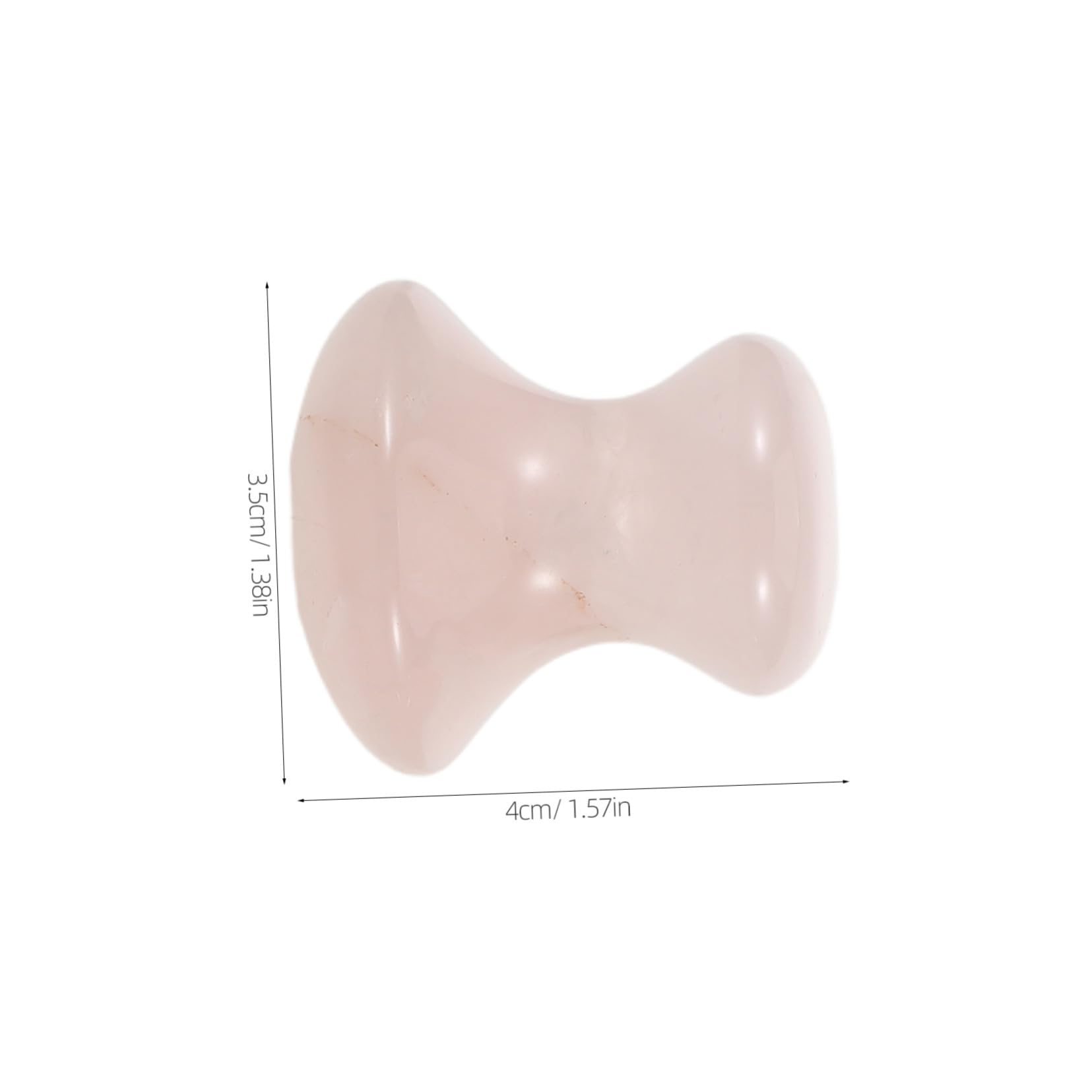 3pezzi Rullo di Pietra Preziosa per Massaggio Facciale Strumento Gua Sha in Rosa per Massaggio Viso Massaggiatore di Cristallo per Viso