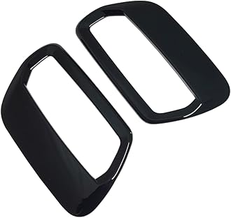 Kolya Glossy Black Exterior Hood Vent Air Outlet Cover Trim for Ford Mustang Accessories 2018 2019 2020 2021 2022 2023 (Not for Shelby Model)