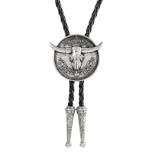 Image of Bolo Tie for Women Men, Western Bolo Tie Rodeo Cowgirl Cowboy Tie Bolo Ties Cowboy Accessories for Men Women