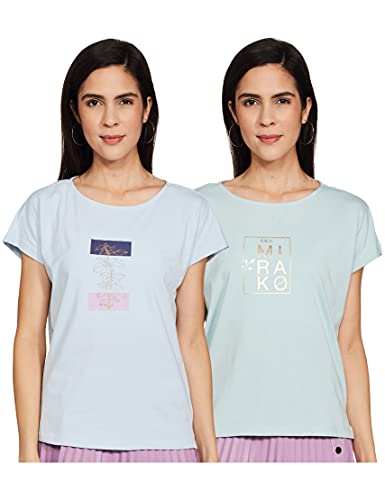 Image of Van Heusen Women's Solid Regular Fit T-Shirt