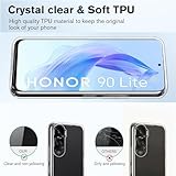 KP TECHNOLOGY Honor 90 Lite Case - Thin Soft Silicone Gel Case Cover for Honor 90 Lite 5G (CLEAR) - Image 4
