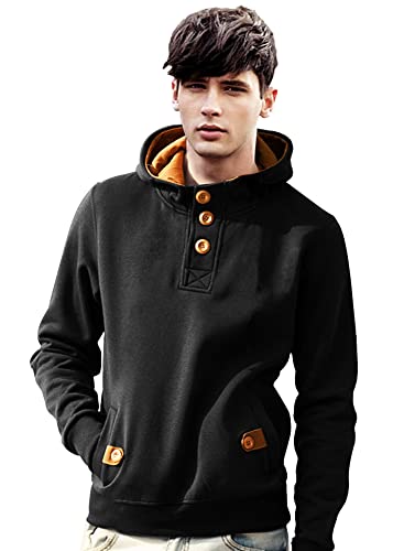Image of EYEBOGLER Mens Casual Solid Hooded Neck Full Sleeve Sweatshirt