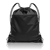 [BEEL] ナップサック ジムサック 防水 大容量 軽量 折りたたみ シューズ収納付き 撥水 プールバッグ スポーツバッグ 通学 通勤 旅行 アウトドア対応 ブラック