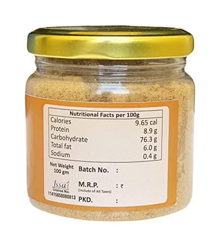 Image of Jyoti Ben's Gujarati Chai Masala - Traditional Indian Tea Spice Blend | 100% Natural Ingredients | No Preservatives | 100g Jar