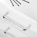 Produktbild Emuca 9163411 Griffe für Möbelstück Durchmesser Ø8mm, CC 128mm, Stahl, Verchromt, 20 Stück