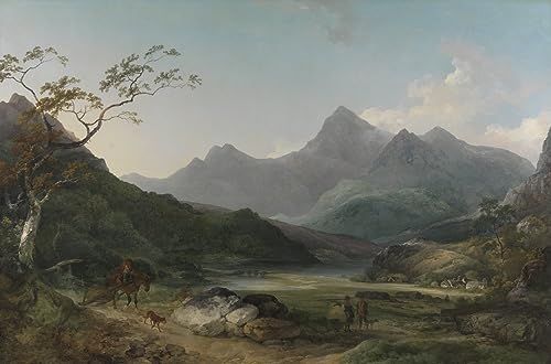 Impression Moderne Snowdon par De Loutherbourg : Une Toile Graffiti de Haute Qualité