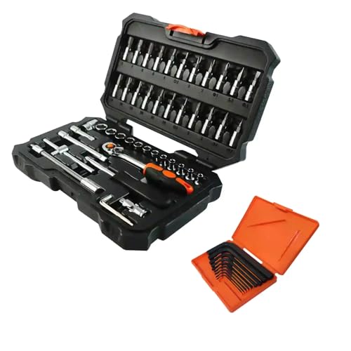 Image of Induro 1 /4 inch Socket Set 46 pc + 9 Pc Allen key set
