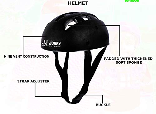 Image of jj jonex Protective Set Skating and Cycling Guard Combo Large Black /Orange myc