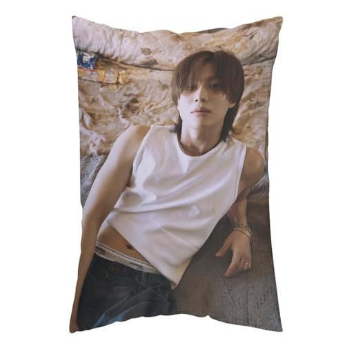 イ・テミン4 抱き枕カバー 長方形 等身大クッションカバー 両面プリント 気持ちいい 安眠 隠しファスナー式 伸縮性 着脱簡単 肌触り良い 柔らかい 四季兼用 ベッド飾り 20"x30"