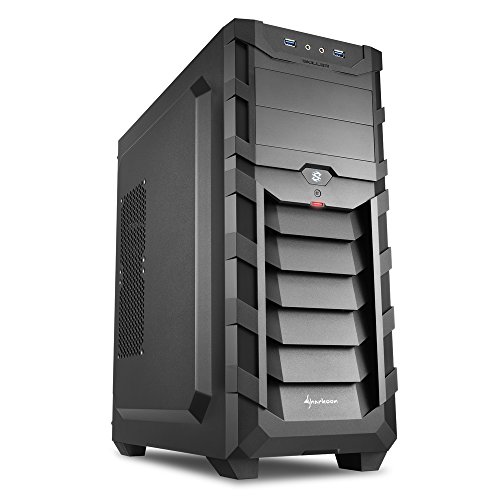 Preisvergleich Produktbild Sharkoon Skiller SGC1 ATX Gehäuse Schwarz