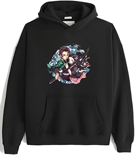 Japanese Anime demon sler nezuko tanjiro inosuke Kanao Giyu Tengen hoodie black 43