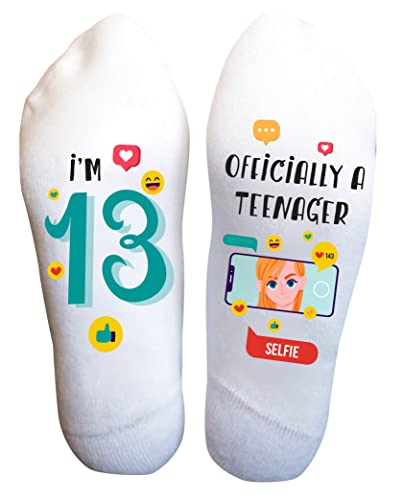 Sweet 13 Gifts – Fun 13th Birthday Present for Teen Girls, Personalized Officially a Teenageer
