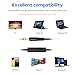 WMSZMSM Long Wired Earbuds with No Microphone for Tv Earbuds Headphones Extra Long Cord with Volume Control(Black 9.8FT)