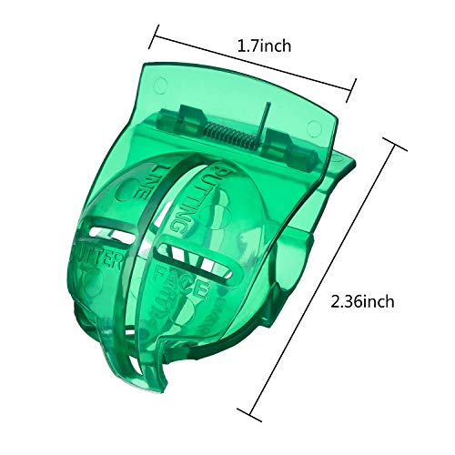 Clkin 2 Pack Golf Ball Marker Line Liner Drawing Marking Alignment Putting Tool - Green and Black