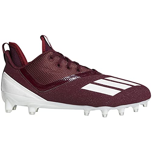 adidas Herren Adizero Fußballschuhe, Team Maroon-White-Collegiate Burgundy, 45 EU