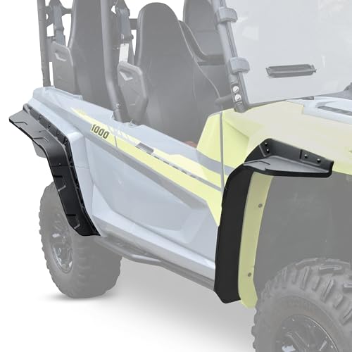 Image of SAUTVS XXL Wider Fender Flares for Yamaha Wolverine RMAX4 1000 Compact 2021-2026, Extended Mud Flaps Mud Guards Accessories, Easy Installation with Hardware Included