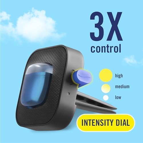 Febreze Car Air Freshener Vent Clip Laundry Fresh Scent, .07 oz. Car Vent Clip, Pack of 4 - Image 4