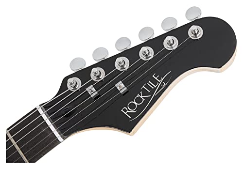 Rocktile Pro ST60-SK guitare électrique (motif crâne) - Les Beatles, Paul McCartney, John Lennon, RIngo Starr, George Harrison Rocktile Pro ST60-SK guitare électrique (motif crâne) – Image 6