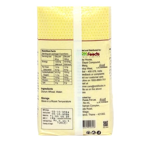Image of Freshos Couscous Semolina, 500 Gm, Pack of 2 | Quick Cooking, Imported from Italy, Vegan-Friendly, Gluten-Free, Non-GMO.