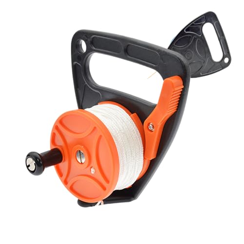 Moulinet pour kayak et pêche à la lance avec bobine de doigt 45m pour vos sorties aquatiques