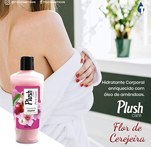 Plush Care Loção Hidratante Para Mãos E Corpo Flor De Cerejeira 250 Ml Rosa