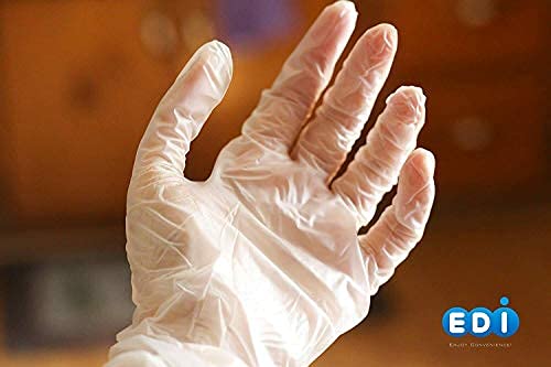 EDI Disposable Vinyl Gloves (Clear) - Powder-Free, Latex-Free - Image 6