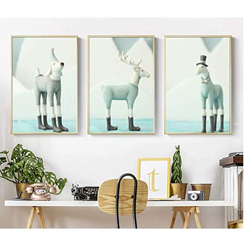 Toile cerf et cheval modulaire pour réinventer la déco de votre salon