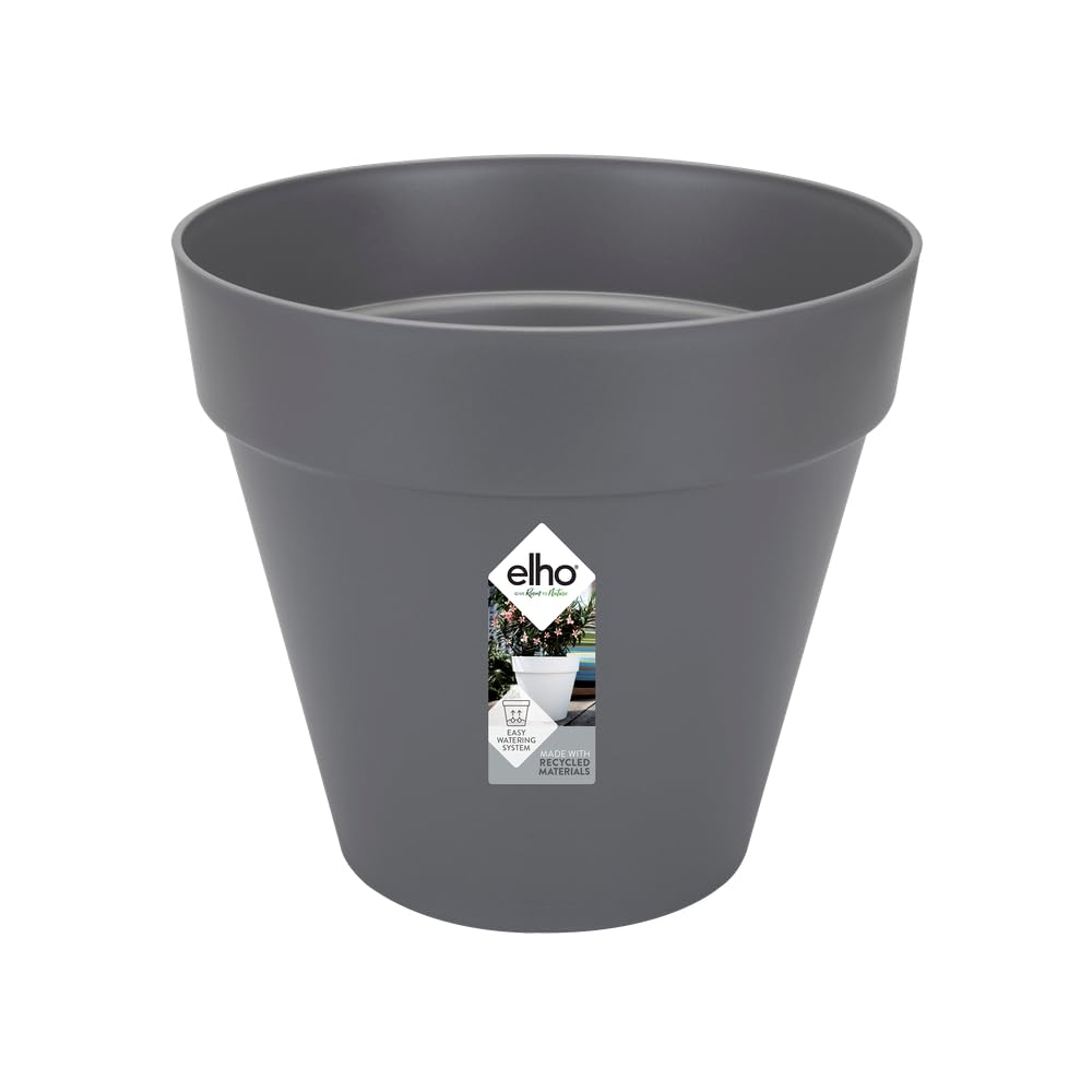 elho Loft Urban Round Flower Pot, 9 liters, Anthracite, 30 cm โ image 1