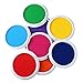 MoloTAR Craft Large Ink Pad Stamps Partner Diy Color,8 Colors Rainbow Finger Ink pad for kids (pack of 8)