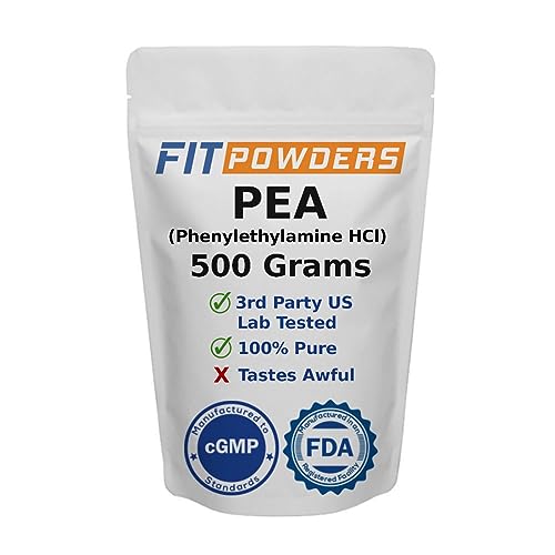 FitPowders Phenylethylamine (Phenethylamine) Powder in Phenylethylamine HCL Form: Beta Pea