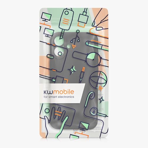kwmobile Case Compatible with Apple iPhone 16 Plus Case - Slim TPU Silicone Phone Cover - Soft Touch Finish - Black by kwmobile - Image 7