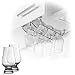 Y W Z H Wine Glass Rack Under Cabinet,3 Rows Hanging Stemware Rack Metal Glasses Holder Storage Hanger For Kitchen Bar Etc I.284573243 Y W Z H Wine Glass Rack Under Cabinet,3 Rows Hanging Stemware Rack Metal Glasses Holder Storage Hanger For Kitchen Bar Etc I.284573243