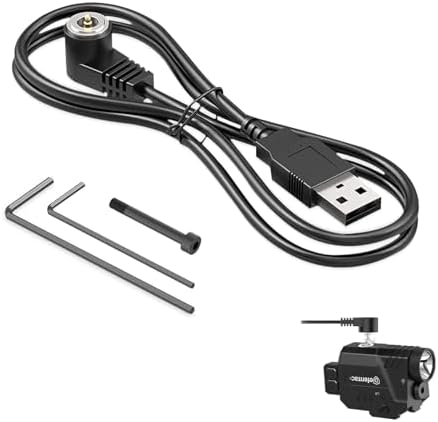 DEFENTAC USB Magnetic Charging Cable Compatible with Tactical Products w/Magnetic Charging