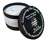 Concerning Life Scented Candle - Hand Poured by US Veterans - American Grown 100% Soy – Candles Scen