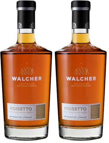 Walcher Noisetto Rum-Haselnusslikör- Angenehm süßer Nusslikör mit feiner Rum-Note aus Südtirol...